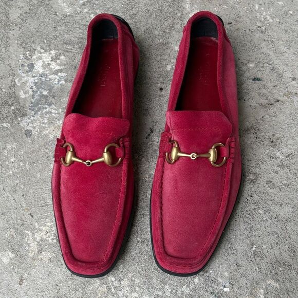 Gucci suede loafers - Picture 1 of 10